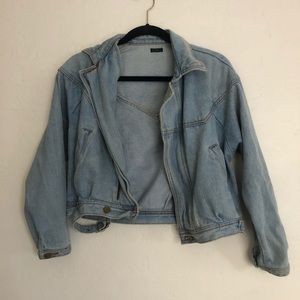 Brandy Melville Moto Jean Jacket